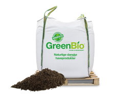 GreenBio naturlig havejord i stor bigbag på palle