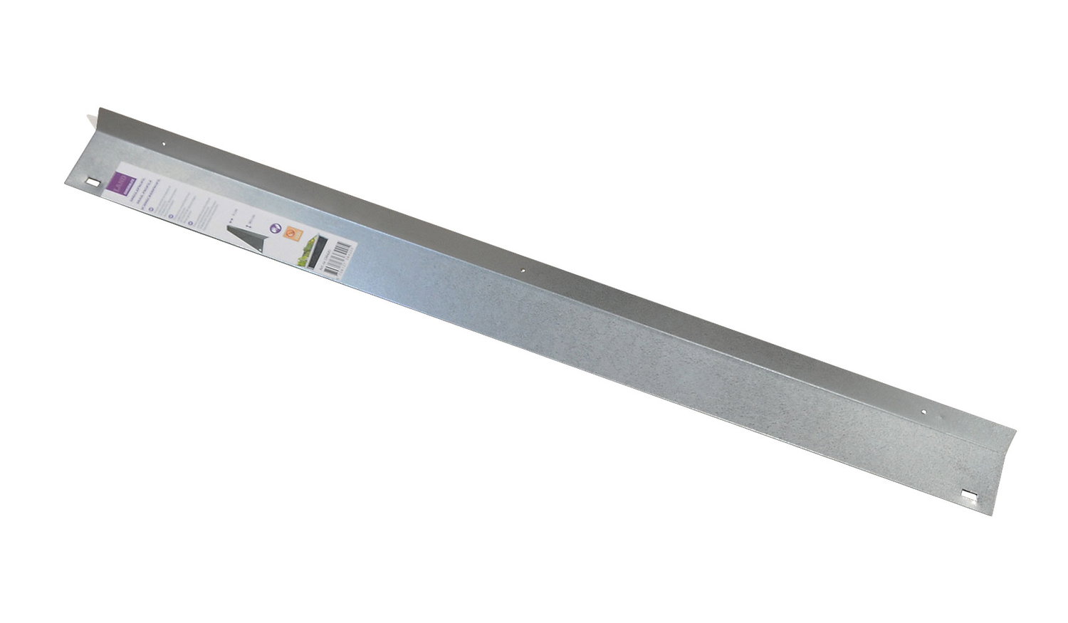Sneglekant til palleramme til 80 cm side, galvaniseret metalprofil (74 cm del der samles med hjørneprofiler), enkeltside løsning fra Gardenlife
