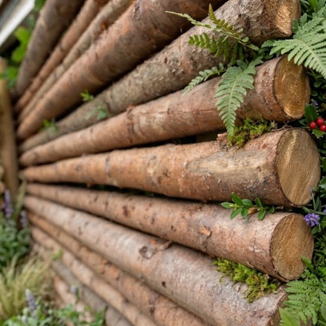 Granrafter med bark 220 cm Ø4-7 cm – BMB Granrafter med bark, længde 220 cm, ca. Ø4-7 cm (målt midt på raften). Uden spids. Velegnet til hegn og haveprojekter. Producent: BMB.