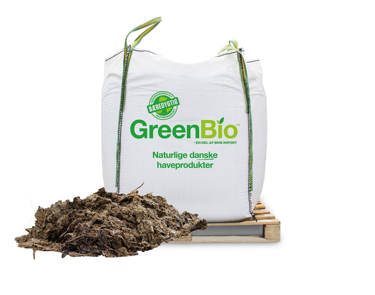 GreenBio naturgødning i stor bigbag med kompost